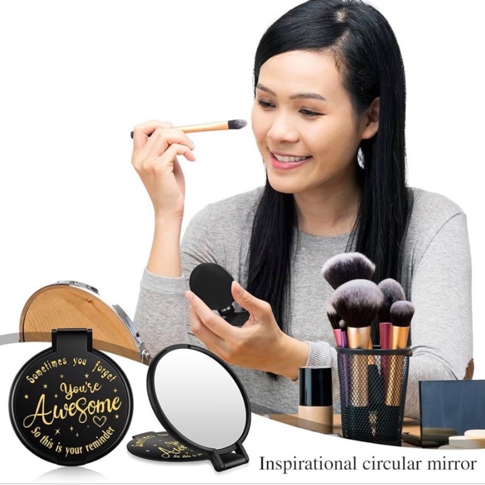 RESERVED 💜Sellers Gifts -15 PACK You’re Awesome”Compact Mirrors - Picture 4 of 7